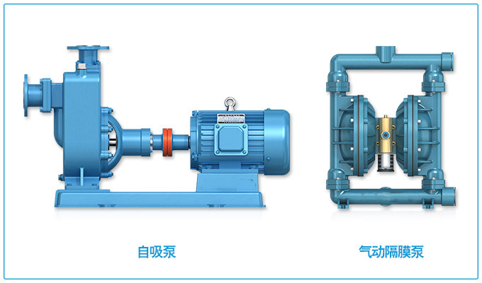 氣動隔膜泵和自吸泵圖片